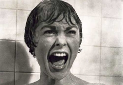 Affiche de "Psychose" de Hitchcock. Etats-Unis 1960